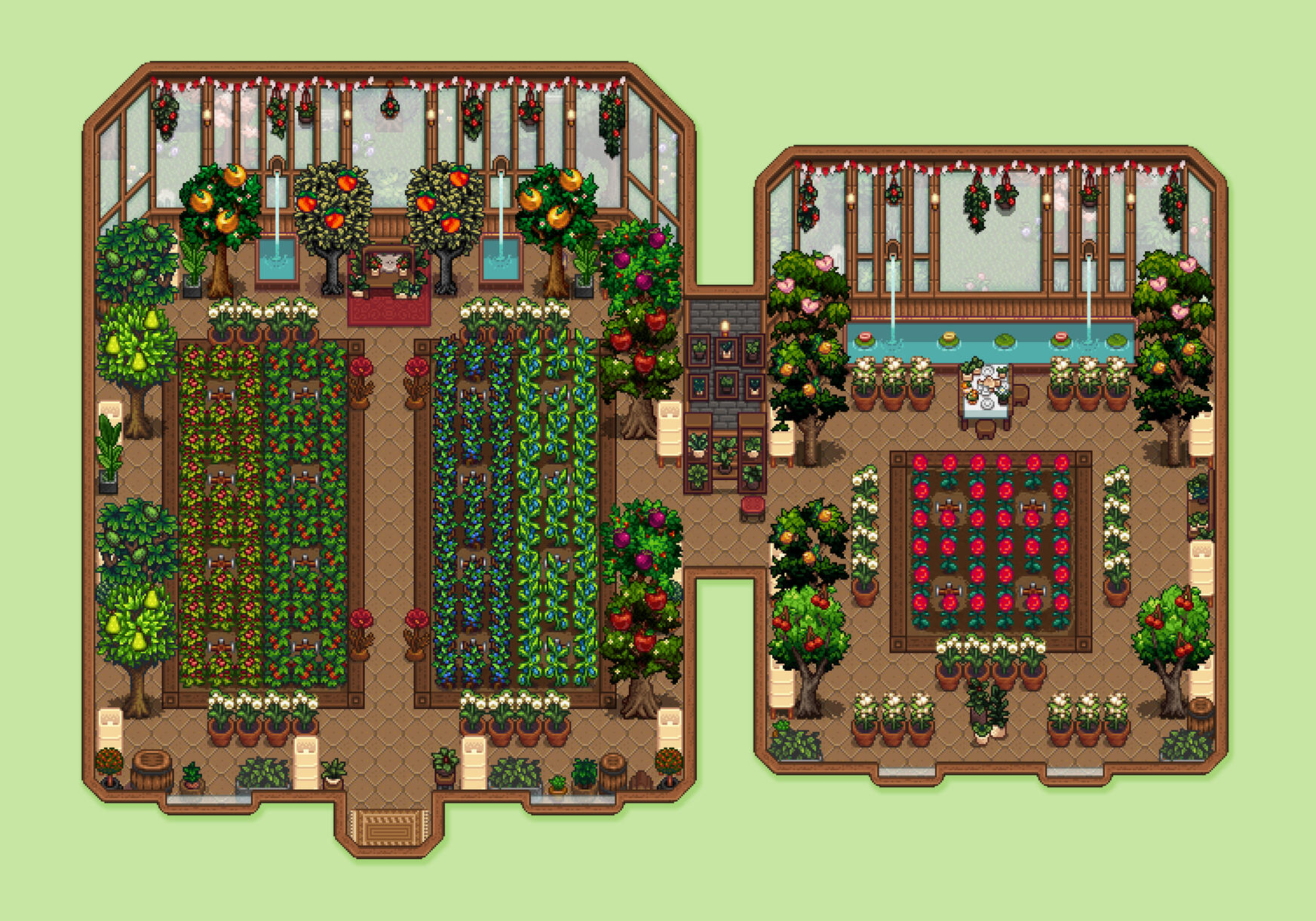 Kisaa's Cozy Rustic Greenhouse